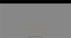 Desktop Screenshot of pingcom.net